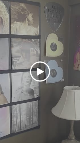 Customer video review of 12" Vinyl Record Display Frame - LP Wall Storage