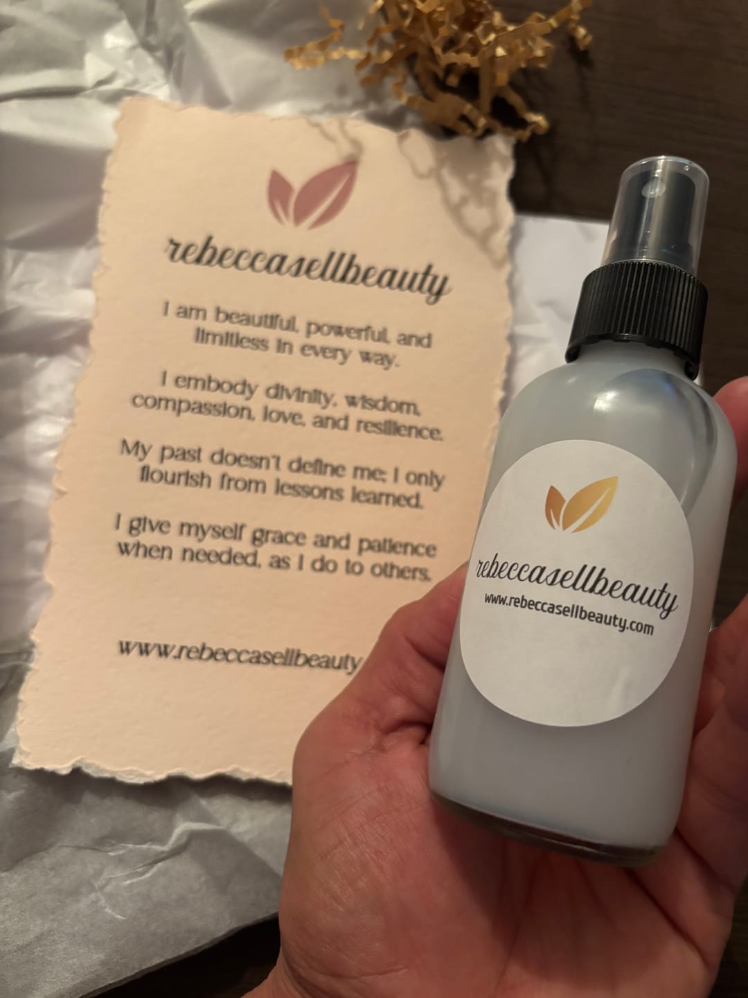 Customer photo review of Emerge Facial Toner Spray