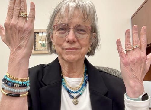 Customer photo review of Rayna Necklace