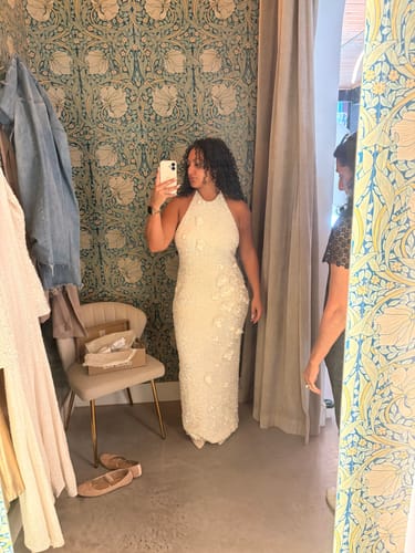 Customer photo review of Brice Halter Dress  by HELSI - RENTAL