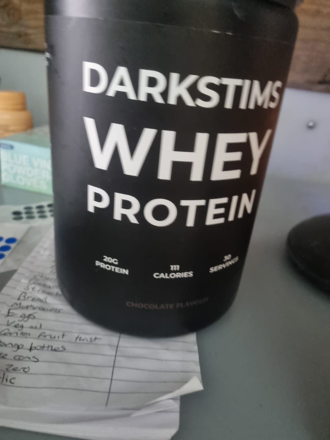 Customer photo review of Darkstims Protein Powder