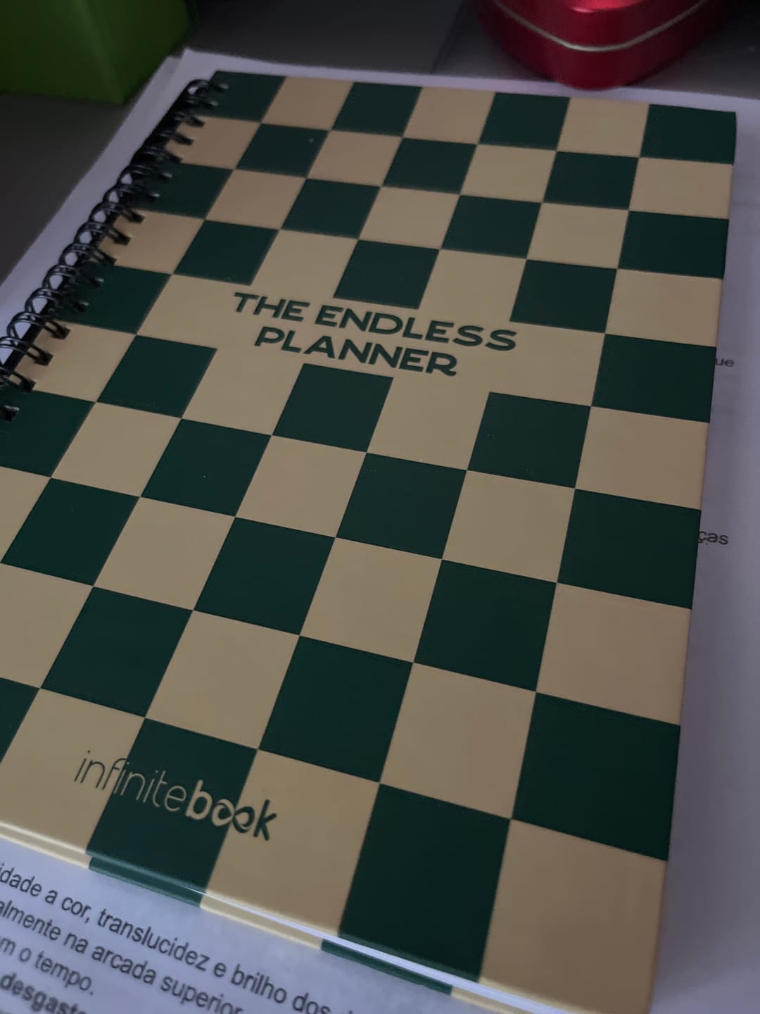 Customer photo review of Infinitebook Planner A5 Grid