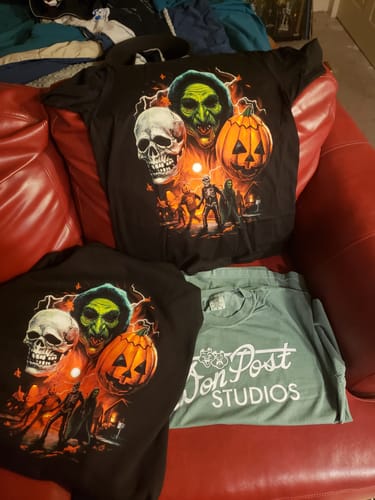 Customer photo review of Halloween Trio: Mischief - Zip Hoodie