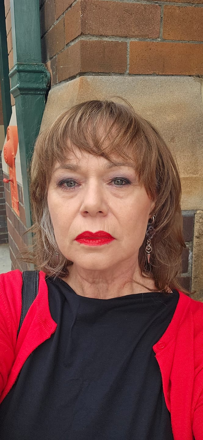 Customer photo review of Single Quatrefoil Gothic Cathedral Earrings