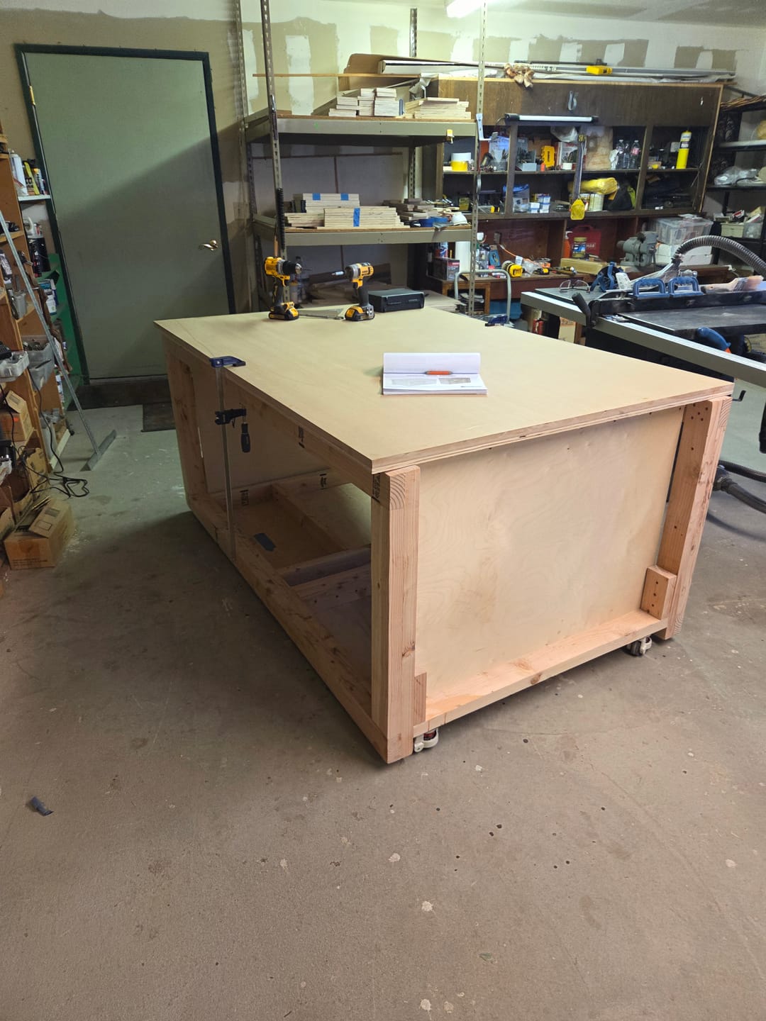 Customer photo review of The Versatile Garage Shop Workbench - Digital Download