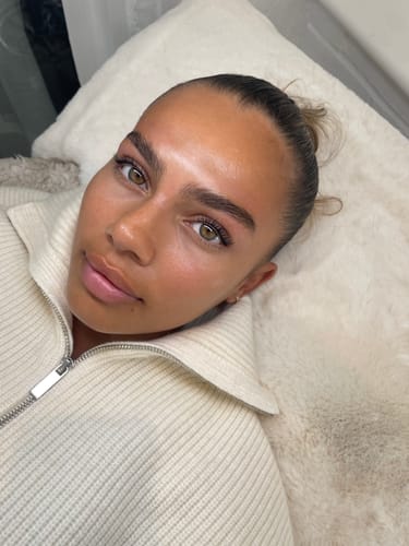 Customer photo review of Cysteamine Brow & Lash Lamination Kit - 1,2 & 3 Steps - 3 x 15ml Tubes