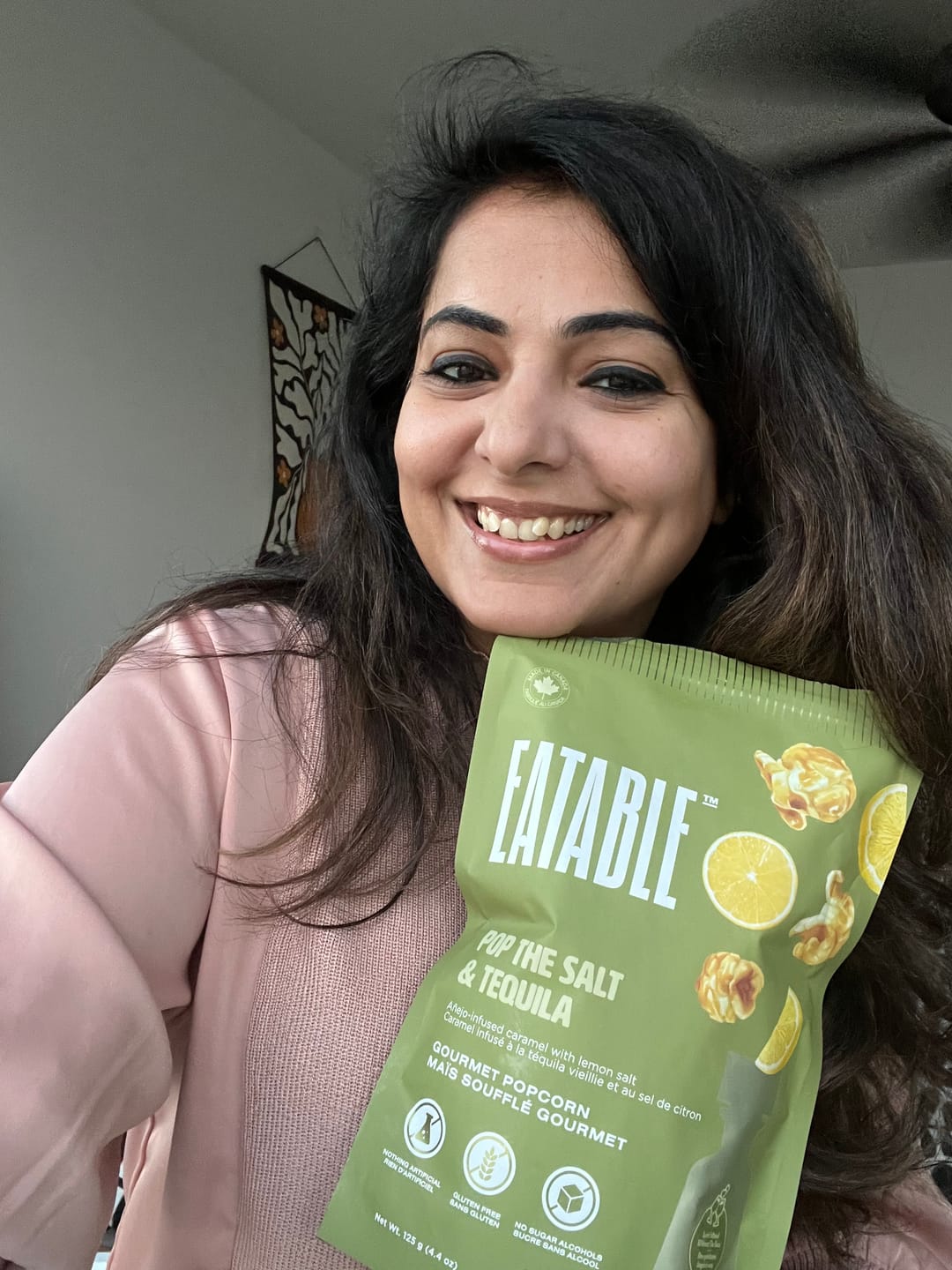 Customer photo review of Pop the Salt & Tequila (125g) - Añejo Infused Caramel Popcorn