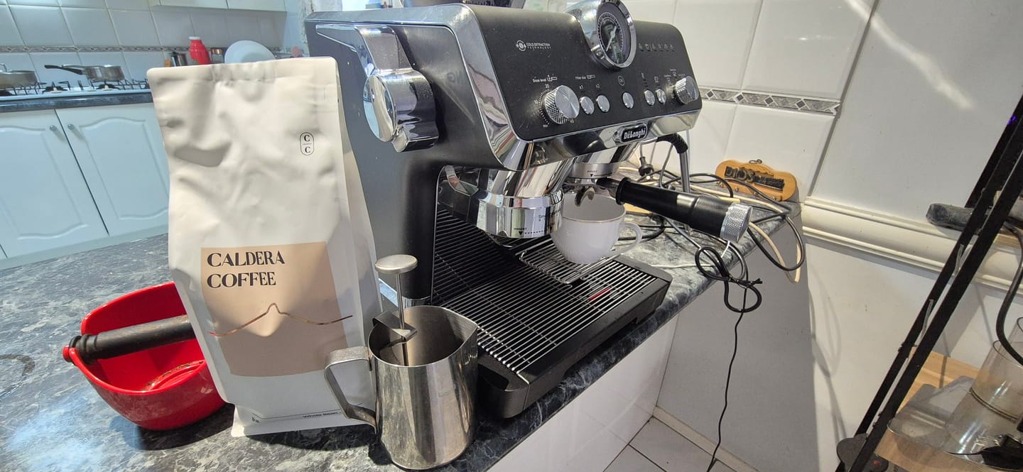 Customer photo review of Caldera Organic Coffee Beans - Ground or Wholebean - FREE SHIPPING $75 AND OVER