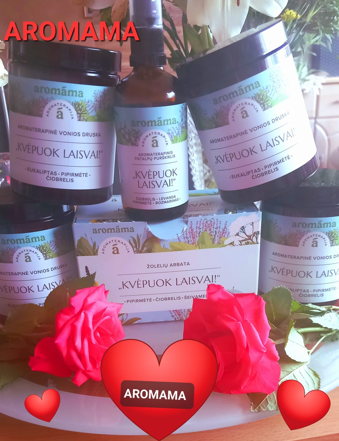 Customer photo review of Žolelių arbata „Kvėpuok laisvai!“