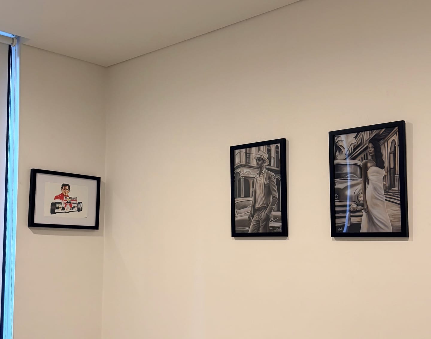 Customer photo review of Ayrton Senna Print