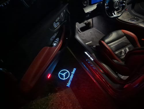 Customer photo review of MERCEDES DOOR LIGHTS
