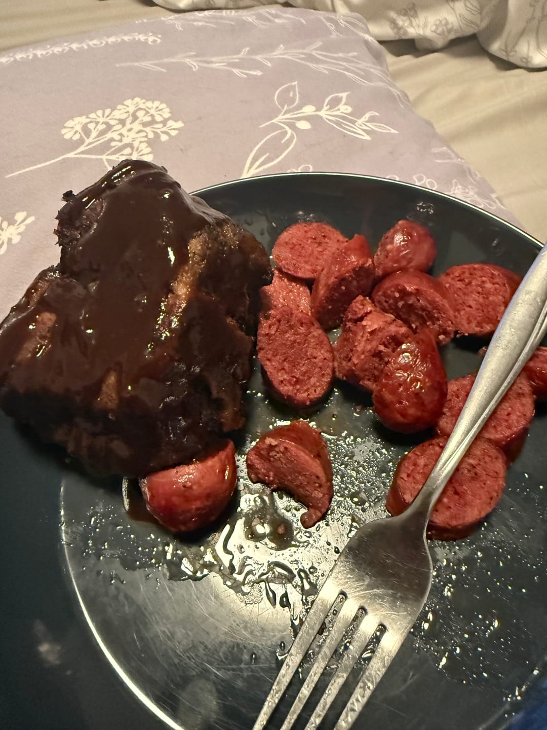Customer photo review of Oxtail Infused Beef Sausage