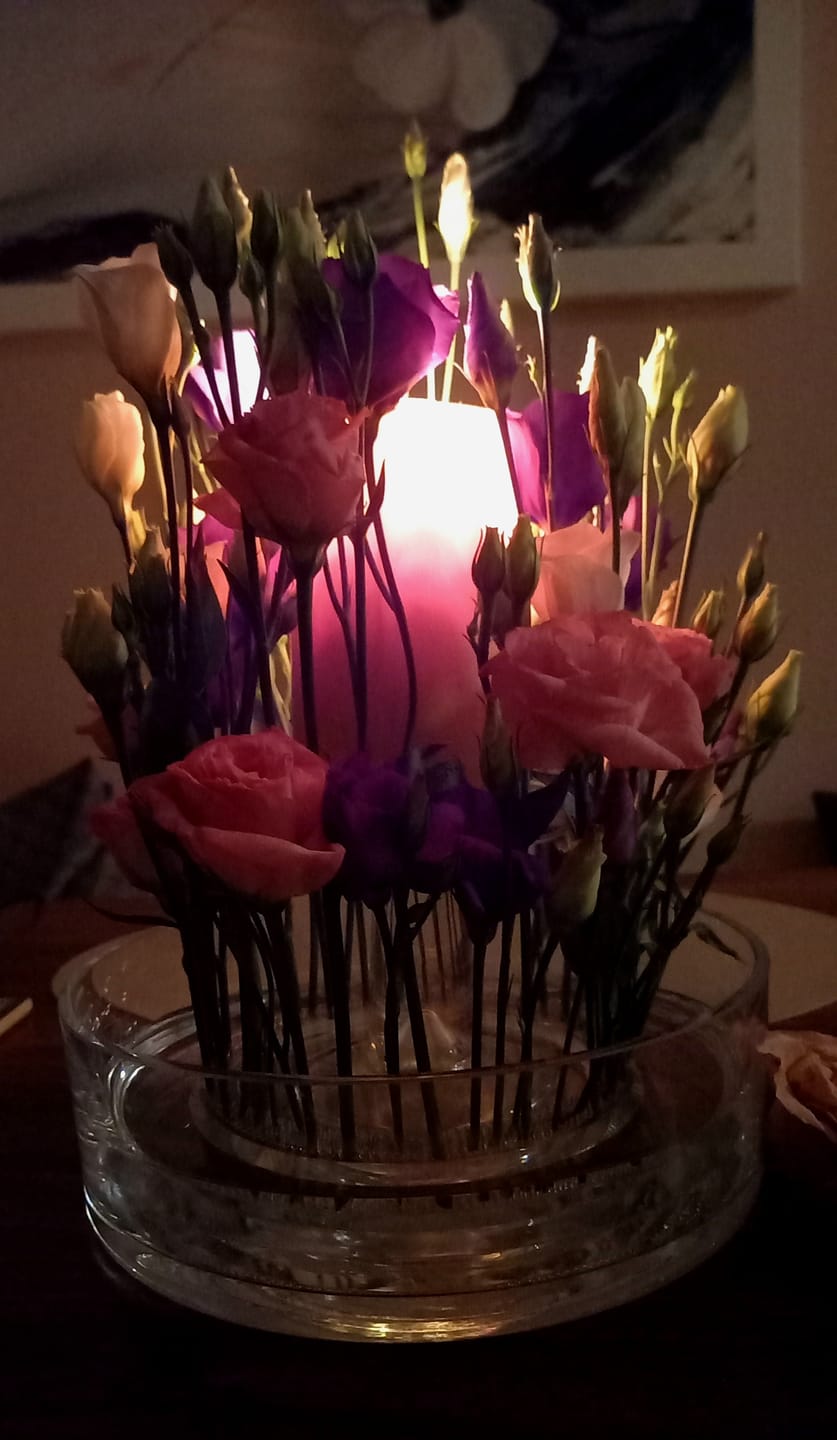 Customer photo review of Bouquet and arrangement DIY kit - Crystal Clear