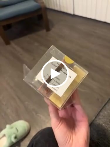 Customer video review of Turmeric Lemon Exfoliating Soap Bar (Hyperpigmentation & Brighten)