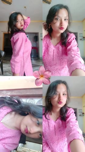 Customer photo review of Pink Long Cotton Jacquard kurta