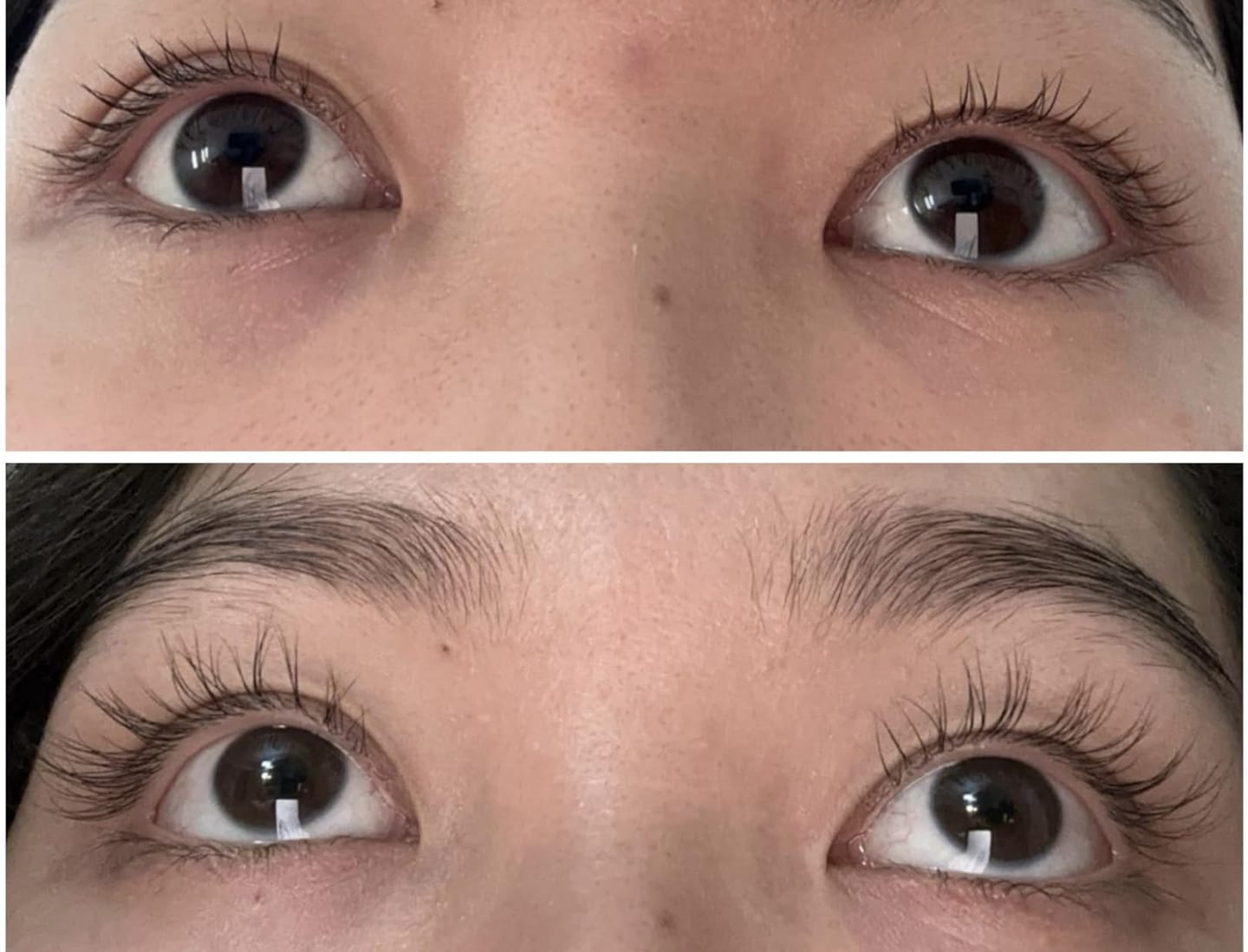 Customer photo review of LashGrow Serum