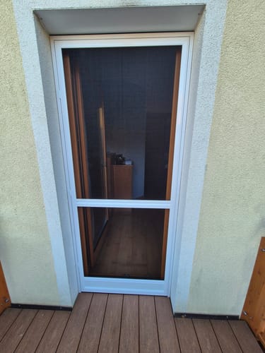Customer photo review of Fliegengitter-Tür