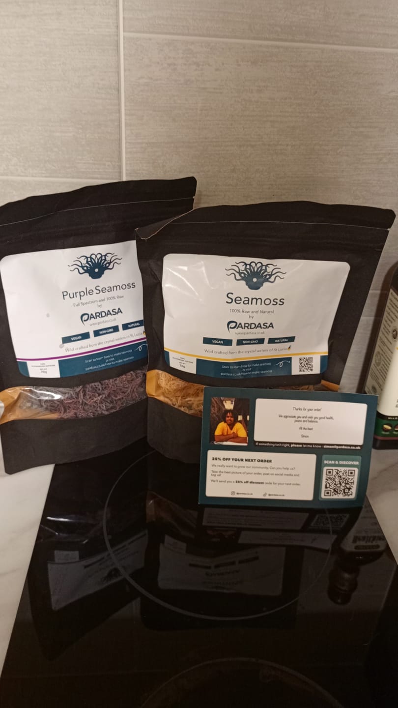 Customer photo review of Organic Sea Moss Raw