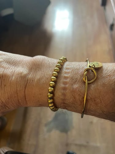 Customer photo review of Caicos Beaded Bracelet