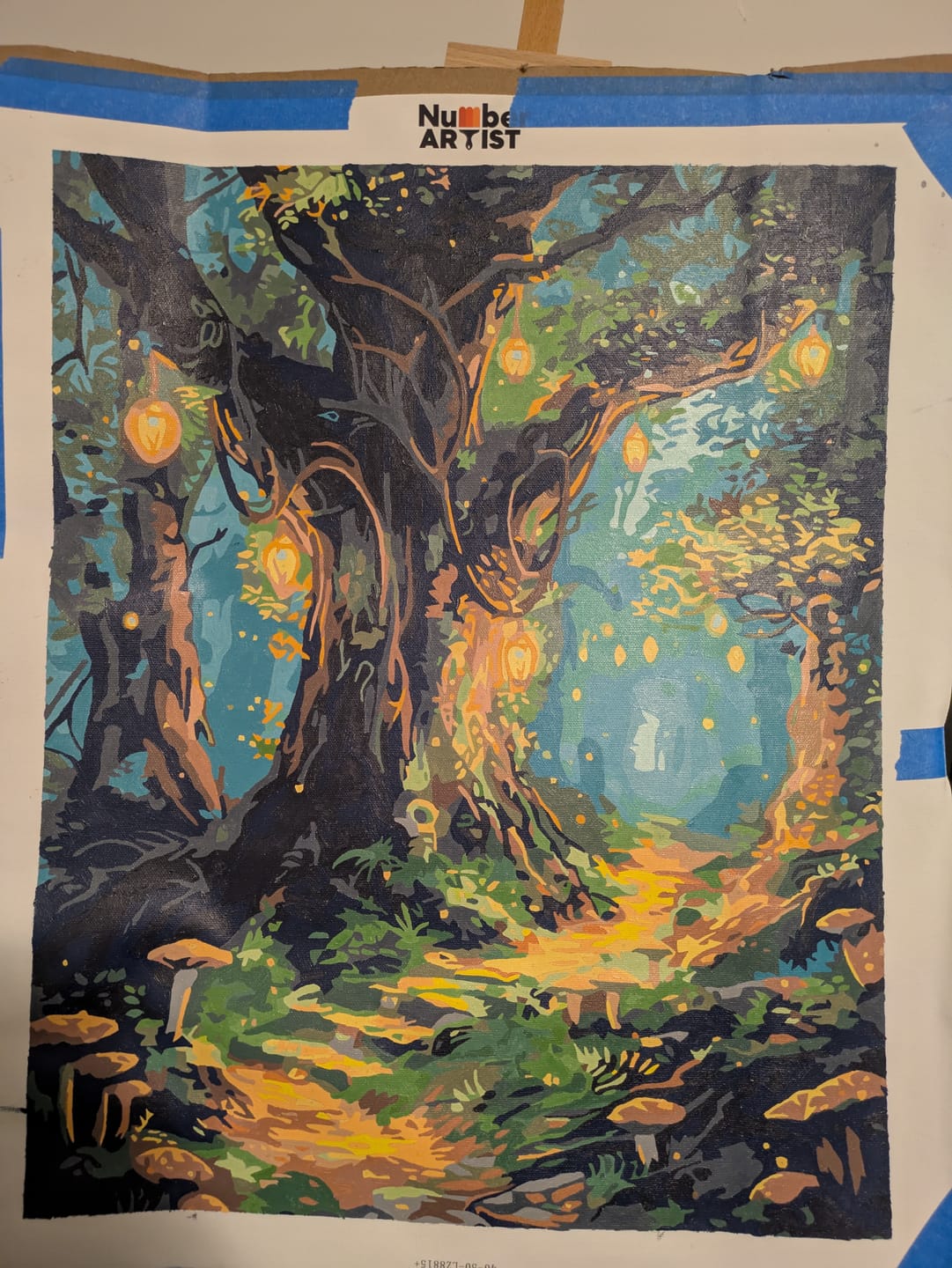 Customer photo review of Hanging Lights Forest