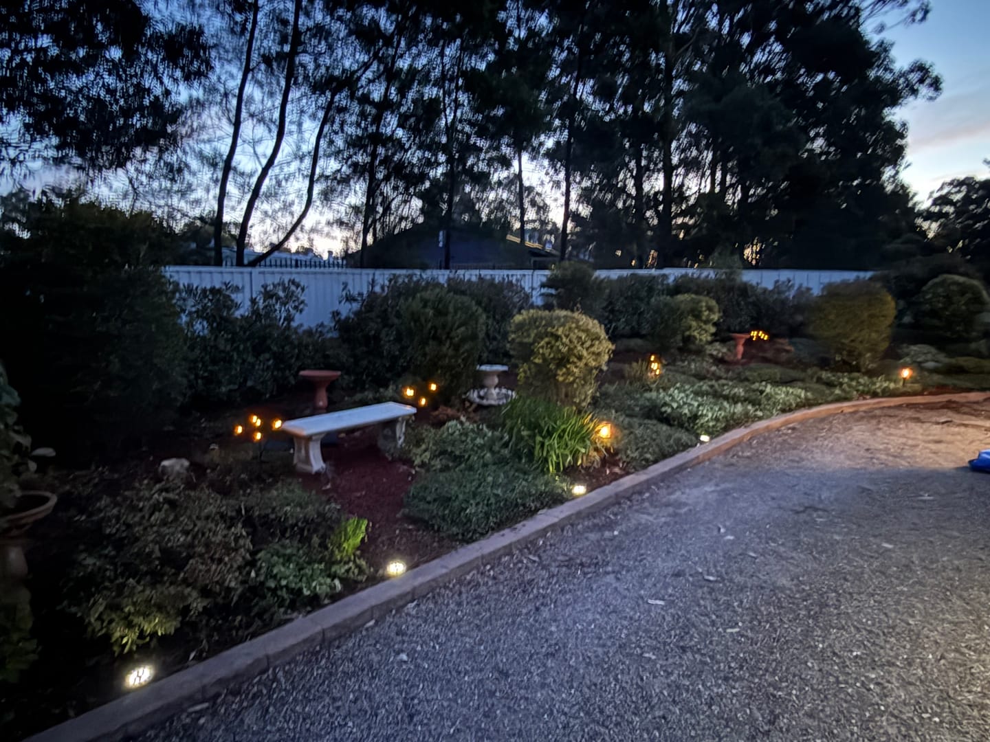 Customer photo review of SolaGarden™ LED Ground Light Pack