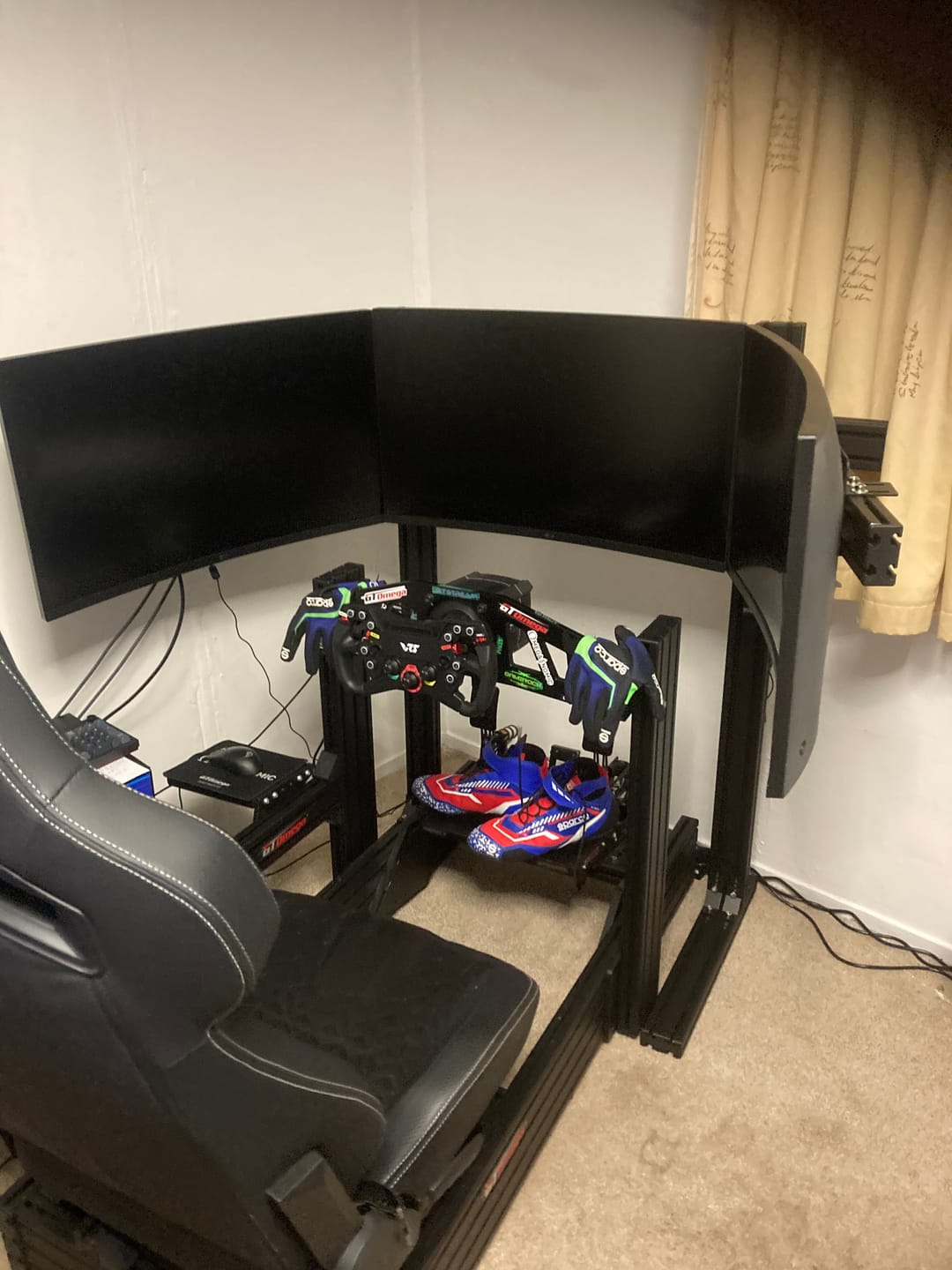 Customer photo review of Simulator Monitor Stand
