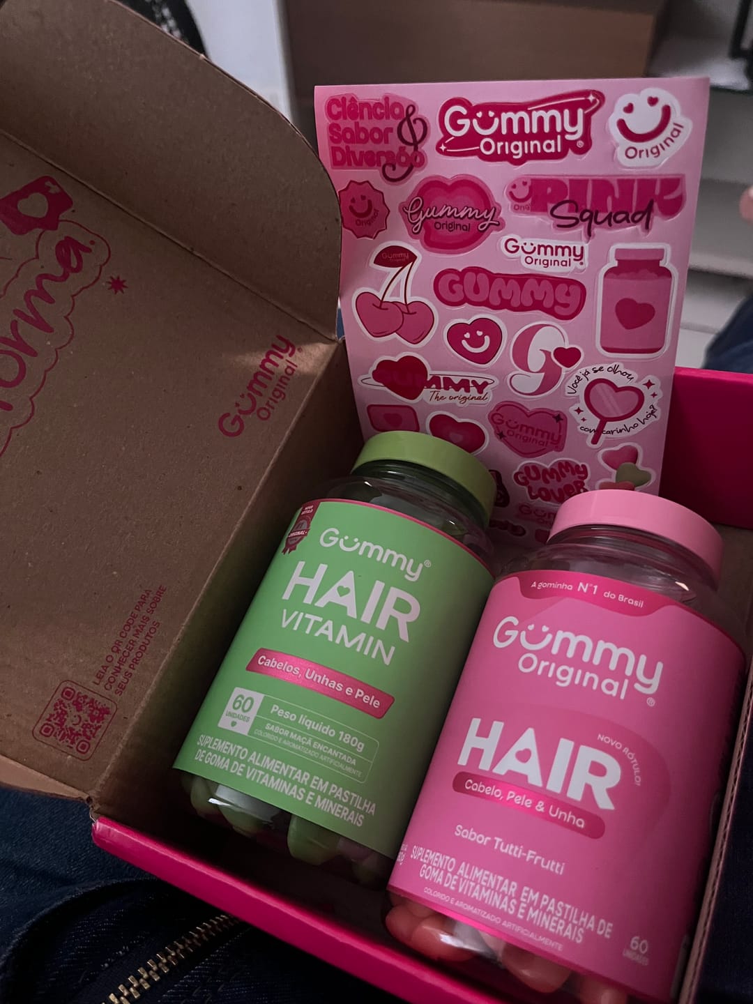 Customer photo review of 1 - Gummy® Hair - Tutti-Frutti 180g