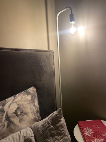 Customer photo review of Marco Floor Lamp | Black, Satin or White