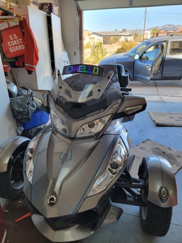 Customer photo review of Moto Eyes - Animated Moto Eyes