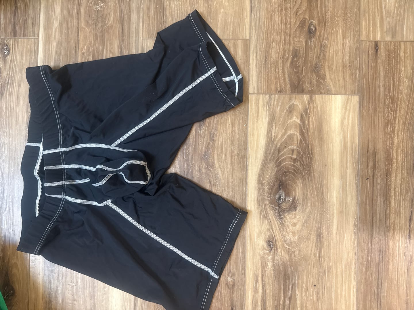Customer photo review of Nylon 9in Boxer Briefs No Fly 4pk Black/Dark Blue/Gray/Light Blue