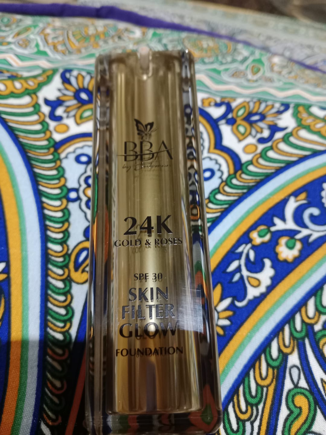 Customer photo review of 24K Gold & Roses Skin Filter Glow Foundation (SPF 30)
