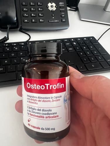 Customer photo review of OsteoTrofin® – Integratore Naturale per Articolazioni Doloranti e Rigidità
