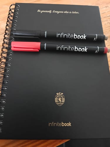 Customer photo review of Infinitebook Planner A5 Sporting