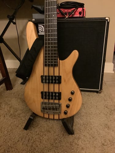 Customer photo review of BunnyNest A-Frame Guitar Stand – Collapsible, Lightweight, Portable, & Universal for Acoustic, Electric, and Bass Guitars