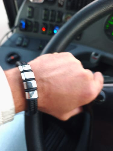 Customer photo review of Bracelet: Black