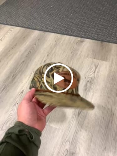 Customer video review of Custom Leather Patch Goat Rope Hats - Mossy Oak & Old’s Cool Styles - Lost Hat Co.