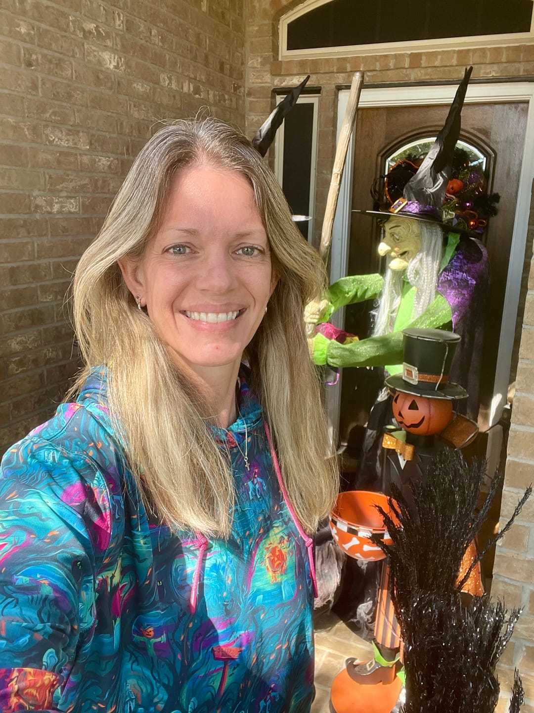 Customer photo review of Disney "Headless Havoc" – Performance Hoodie