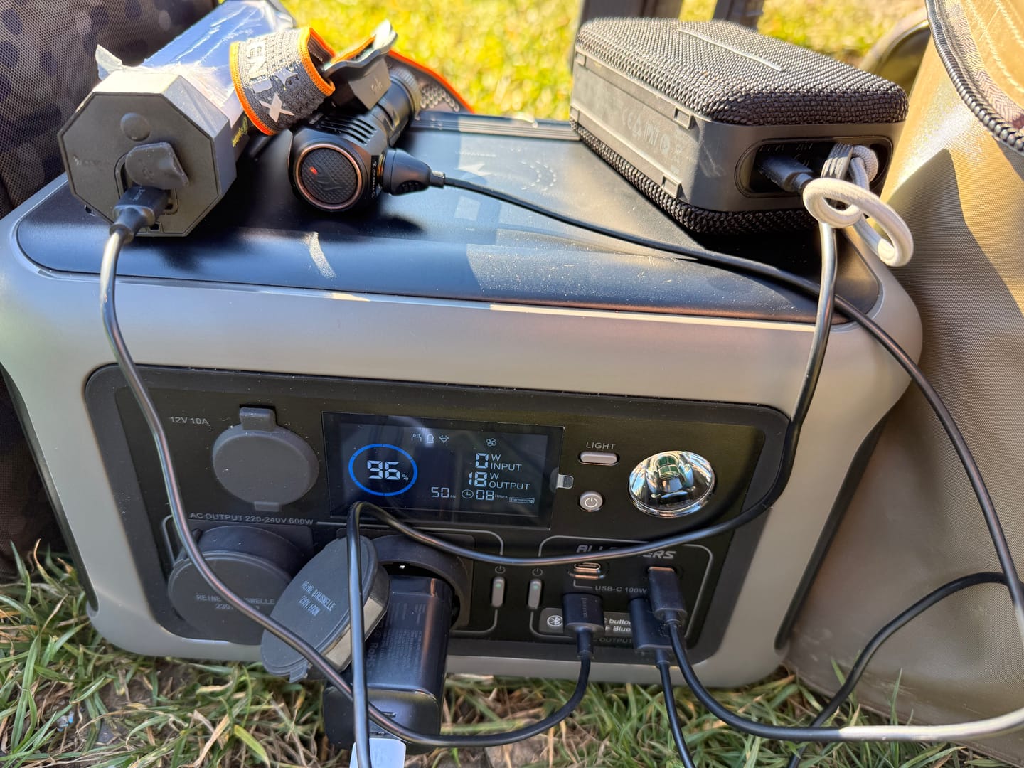 Customer photo review of ALLPOWERS R600 Portable Power Station 600W 299Wh LiFeP04 Battery