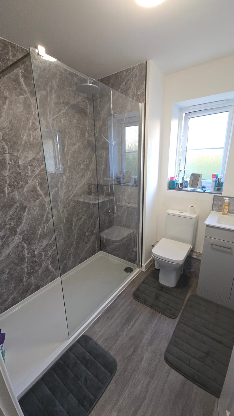 Customer photo review of 10mm Grey External Corner Trim