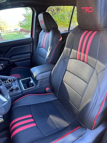 Customer photo review of Premium Custom-Fit Seat Covers