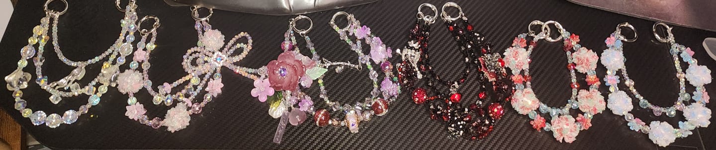 Customer photo review of A-Mystery Phone Chain & Bag Chain Blind Bags – 1–3 Surprise Handmade Charms & Beaded Straps