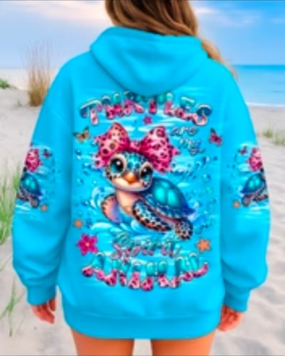 Customer photo review of TURTLES ARE MY SPIRIT ANIMALS ALL OVER PRINT - YHHG0909254