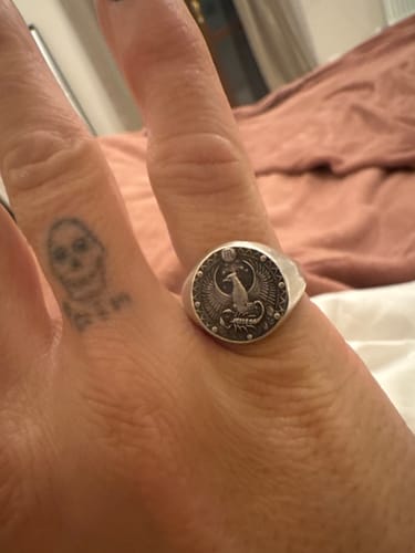 Customer photo review of Scorpio Zodiac Ring