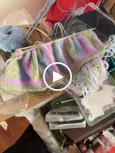 Customer video review of KNITTING KIT FREDDIE CARDIGAN