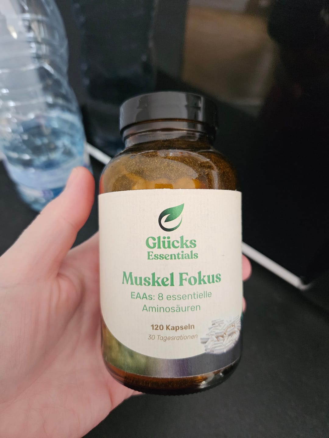 Customer photo review of Zellenaufbau - EAAs essentielle Aminosäuren - 120 Stück