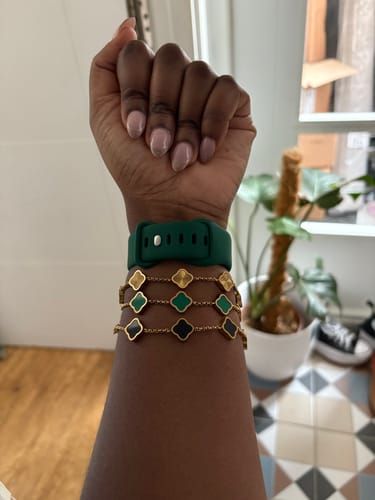 Customer photo review of Celine Clover Bracelet