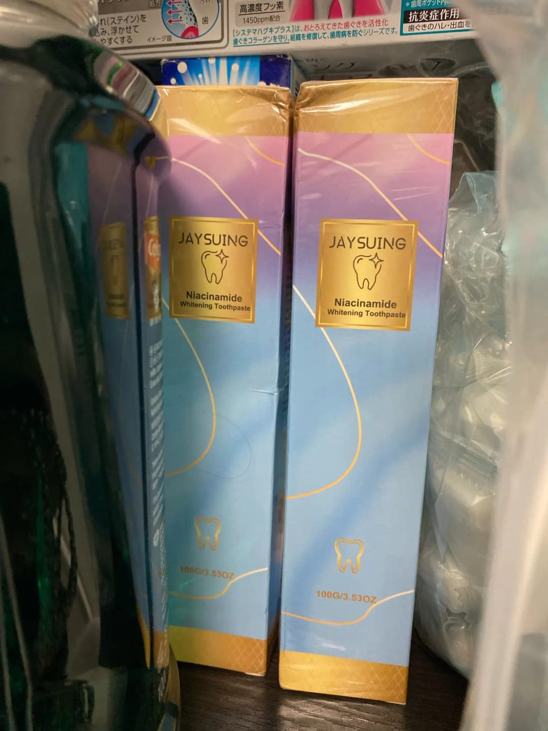 Customer photo review of Niacinamide Whitening Toothpaste