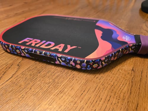 Customer photo review of Psychedelic Edge Tape (3 pack) - Pickleball Paddle Edge Tape