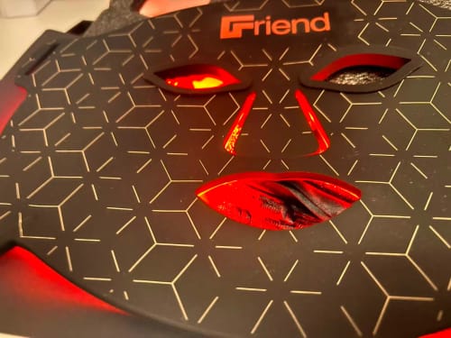 Customer photo review of Friend LED Red Light Therapy Face Mask