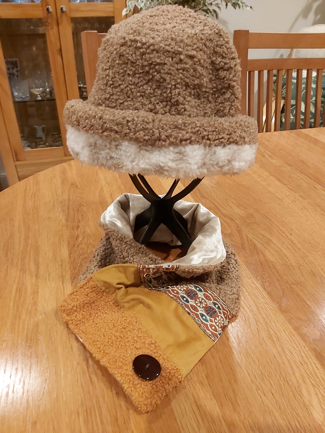 Customer photo review of Plain Sheep Loop Boucle Fabric